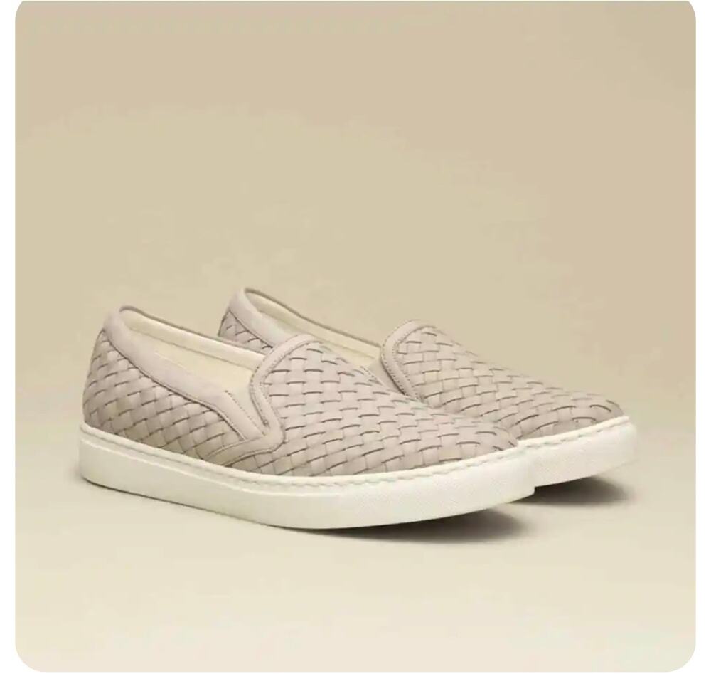 M. Gemi The Cerchio Gray leather slip on loafer shoes Toscana Italy womens 7